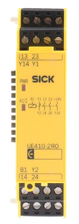 SICK UE410 Серия Модуль выхода, 2 Выхода, 30V dc, 2 NO