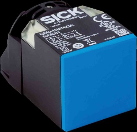 SICK IQR40-20BPPKC0K Блоковый датчик приближения, M12 PNP IQR40 30V 20 mm 30 V dc 200 mA