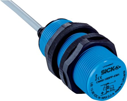 SICK CM30-16BPP-EW1 Резьбовой Баррельный Датчик Близости CM 16 мм, M30 x 1 PNP 200mA 30V 30 V dc