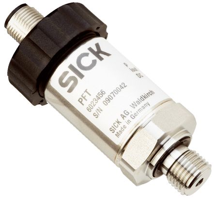 SICK Серия PFT Датчик давления, Выход по току 0 бар 10 бар, Относительное измерение