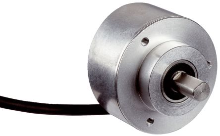 SICK DFS60 Серия Инкрементальный энкодер 5.5V dc, 10000 ppr, TTL сигнал, Сплошной тип, 10 mm Вал