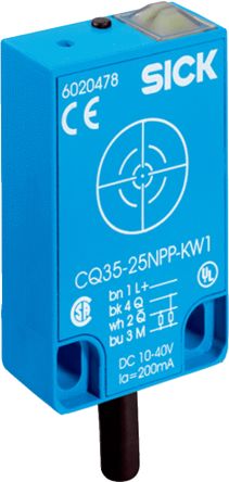 SICK CQ35-25NNP-KW1 Прямоугольный датчик приближения CQ35 200 мА 36 В dc