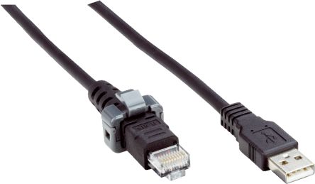 SICK Мужской USB Type A к мужскому RJ45 кабелю, 3 м, серия 60452