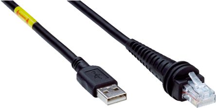 SICK USB кабель, Мужской USB Type A к Мужскому RJ45, черный, 3 м