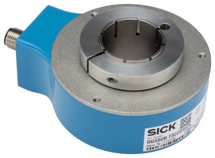 SICK Серия DGS80 Инкрементальный энкодер 30V, 1024 ppr, HTL/Push Pull сигнал, Сквозной полый тип, 30 мм